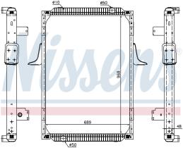 Nissens 67244A - RADIADOR RVI-RENAULT TRUCKS PREMIUM