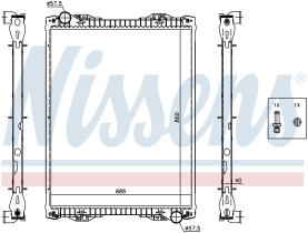 Nissens 67259A - RADIADOR SCANIA BUS F-.K-.N-SERIES(