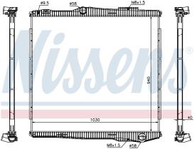 Nissens 672900 - RADIADOR SCANIA R-SERIES(04-).