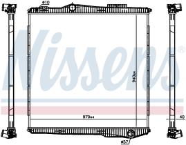 Nissens 672910 - RADIADOR SCANIA G-SERIES(07-)