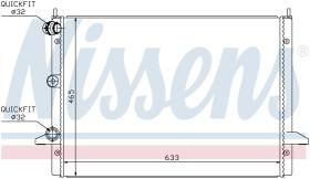  67303 - RADIADOR VOLKSWAGEN SHARAN(7M)(95-)