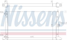  67305 - RADIADOR VOLKSWAGEN SHARAN(7M)(95-)