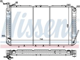 Nissens 67327 - RADIADOR NISSAN PATROL(Y60)(88-)2.8
