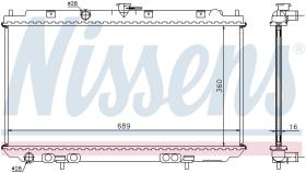 Nissens 67344A - RADIADOR NISSAN PRIMERA(P12.W12)(02
