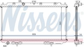 Nissens 67350A - RADIADOR NISSAN ALMERA(N16)(00-)1.5