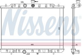 Nissens 67365 - RADIADOR NISSAN X-TRAIL(T31)(07-)2.