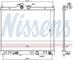  67369 - RADIADOR NISSAN NV 200(M20_)(10-)1.