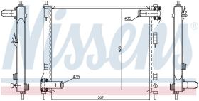 Nissens 67370 - RADIADOR NISSAN JUKE(F15)(10-)1.6 D