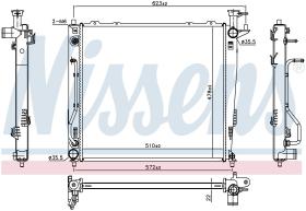 Nissens 67465 - RADIADOR KIA SORENTO II(XM)(10-)2.0