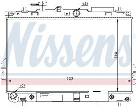 Nissens 67480 - RADIADOR HYUNDAI MATRIX(FC)(01-)1.5