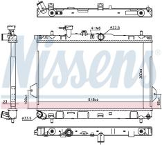 Nissens 67481 - RADIADOR HYUNDAI MATRIX(FC)(01-)1.8
