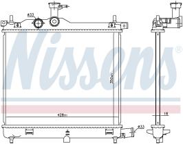 Nissens 675023 - RADIADOR HYUNDAI I10 (PA)(08-)1.0 I