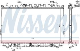 Nissens 675027 - RADIADOR HYUNDAI SANTA FE 00-