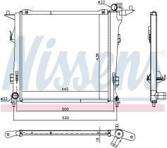  675032 - RADIADOR HYUNDAI I30(FD)(07-)2.0 CR