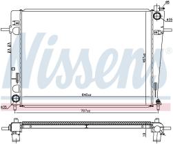 Nissens 675063 - RADIADOR HYUNDAI TUCSON(JM)(04-)2.0