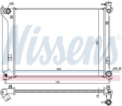 Nissens 675064 - RADIADOR HYUNDAI SONATA VII(LF)(14-
