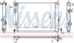 Nissens 675072 - RADIADOR HYUNDAI I20(GB)(14-)1.2 I