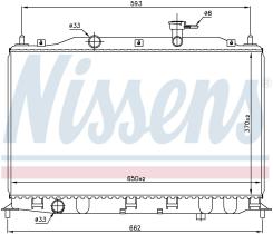 Nissens 67509 - RADIADOR HYUNDAI VERNA(MC)(05-)1.4