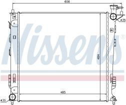 Nissens 67517 - RADIADOR HYUNDAI IX35(LM)(09-)1.7 C