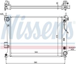 Nissens 67548 - RADIADOR HYUNDAI I20 (PB)(09-)1.2 I