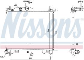 Nissens 67610 - RADIADOR HYUNDAI I10 (PA)(08-)1.1 I