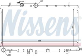 Nissens 67709 - RADIADOR SUBARU LEGACY(BE.BH.BT)(99