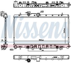 Nissens 67711 - RADIADOR SUBARU LEGACY(BE.BH.BT)(99