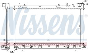 Nissens 67712 - RADIADOR SUBARU FORESTER(SG)(02-)2.