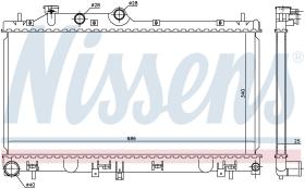 Nissens 67721 - RADIADOR SUBARU LEGACY(BM.BR)(09-)2