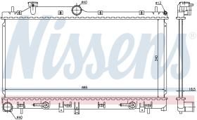 Nissens 67730 - RADIADOR SUBARU LEGACY(BL,BP)(03-)2