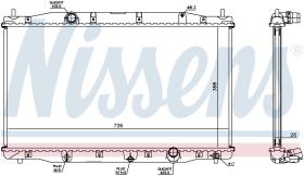 Nissens 68092 - RADIADOR HONDA CR-V(RE)(06-)2.2 CTD