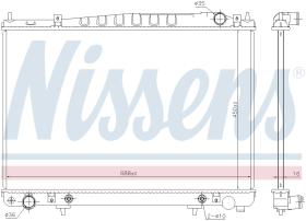 Nissens 681209 - RADIADOR INFINITI M45