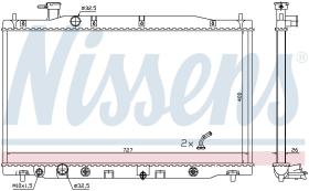 Nissens 681372 - RADIADOR HONDA CR-V(RE)(06-)2.0 I 1