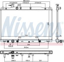 Nissens 681407 - RADIADOR HONDA CR-V 07-