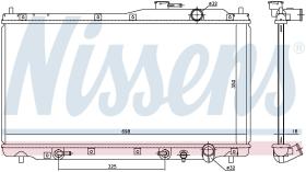 Nissens 68146 - RADIADOR HONDA S-MX(96-)2.0 I 16V