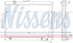 Nissens 68156 - RADIADOR MITSUBISHI L 200(K0-K3)(87