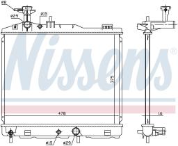  68187 - RADIADOR MITSUBISHI SPACE STAR(A0_A