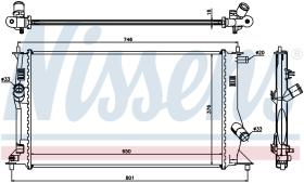 Nissens 68503 - RADIADOR MAZDA 5(CR)(05-)2.0 I 16V