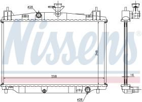 Nissens 68504 - RADIADOR MAZDA 2 II(DE)(07-)1.5 I 1
