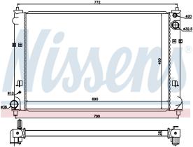 Nissens 68511 - RADIADOR MAZDA MPV II(LW)(99-)3.0 I