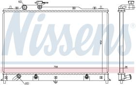 Nissens 68524 - RADIADOR MAZDA CX-7(ER)(07-)2.5 I 1