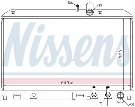 Nissens 68529 - RADIADOR MAZDA RX-8 I(SE3P)(03-)1.3