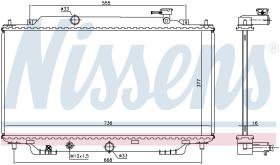 Nissens 68542 - RADIADOR MAZDA 3 US 14-