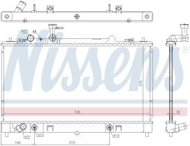 Nissens 68551 - RADIADOR MAZDA 6(GG.GY)(02-)2.0 I 1