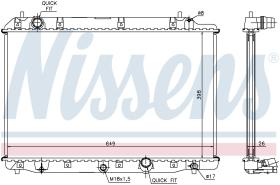 Nissens 68602A - RADIADOR HONDA CR-V(RD)(02-)2.2 CTD