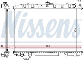 Nissens 68703A - RADIADOR NISSAN X-TRAIL(T30)(01-)2.