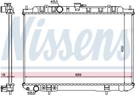 Nissens 68704 - RADIADOR NISSAN X-TRAIL(T30)(01-)2.