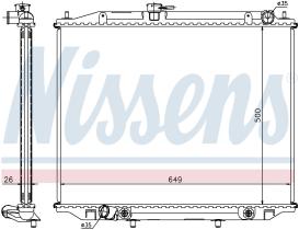 Nissens 68707A - RADIADOR NISSAN TERRANO II(R50)(93-
