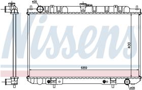  68713 - RADIADOR NISSAN MAXIMA QX(A33)(00-)