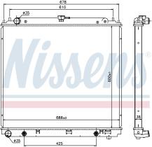 Nissens 68717 - RADIADOR NISSAN PATHFINDER III(R51)